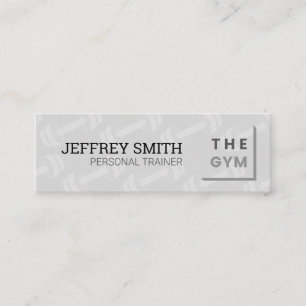 Personal Trainer   Fitness Instructor Mini Visitenkarte