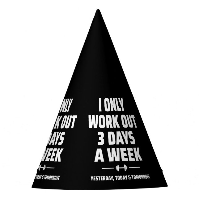 Personal Trainer Funny Gym Übungs Fitness Meme Partyhütchen (Vorderseite)