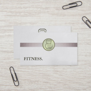 Personal Trainer für moderne Fitness Visitenkarte