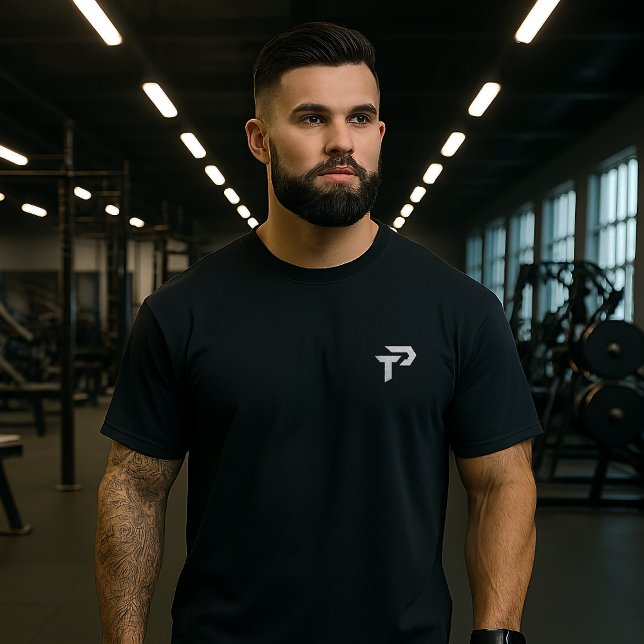 Personal Trainer Gym Fitness Personalisiert (2 SEI T-Shirt (FRONT SIDE)