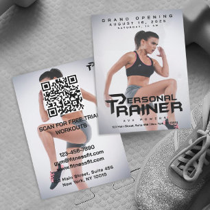 Personal Trainer Gym Fitness Personalisiert Einladung