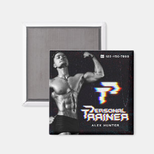 Personal Trainer Gym Fitness Personalisiert Magnet