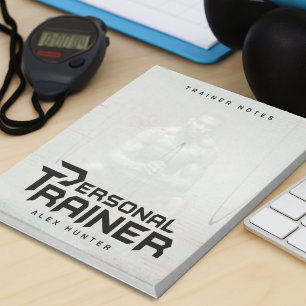 Personal Trainer Gym Fitness Personalisiert Notizblock