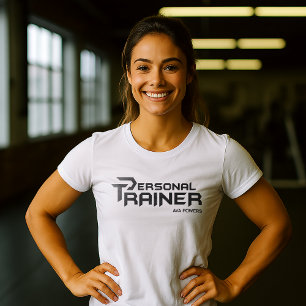 Personal Trainer Gym Fitness Personalisiert T-Shirt