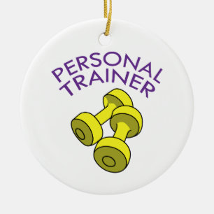 Personal Trainer Keramik Ornament