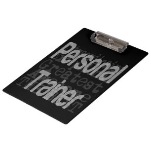 Personal Trainer Klemmbrett