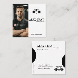 Personal Trainer & Life Coach Quadratische Visitenkarte