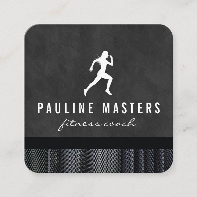 Personal Trainer Metal Trim Termin (Vorderseite)