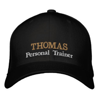 PERSONAL TRAINER "name" bestickte Baseballkappe