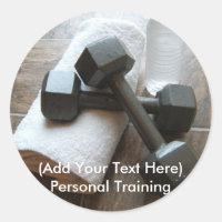 Personal Trainer oder Fitness Dumbells Handtuch & 