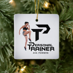 Personal Trainer Personalisiert Keramikornament