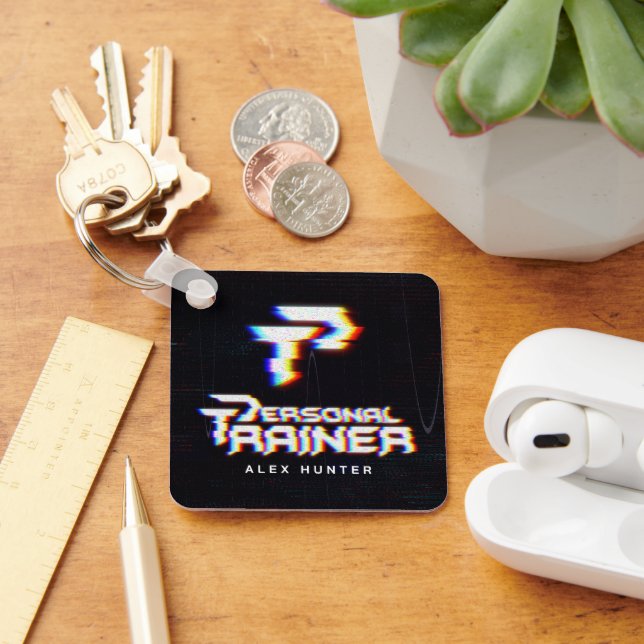 Personal Trainer Personalisiert Schlüsselanhänger (Schreibtisch)