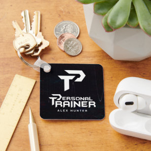 Personal Trainer Personalisiert Schlüsselanhänger