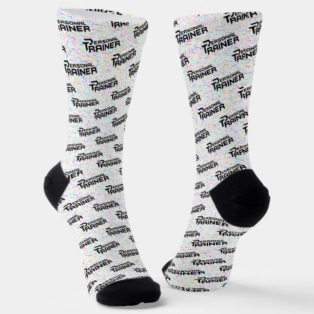 Personal Trainer Personalisiert Socken (Gewinkelt)