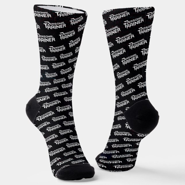 Personal Trainer Personalisiert Socken (Gewinkelt)