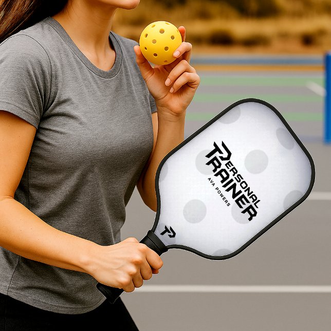 Personal Trainer Pickleball Personalisiert Schläger (Von Creator hochgeladen)