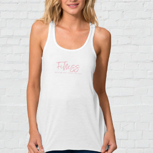 Personal Trainer Pink und Weiß Tank Top