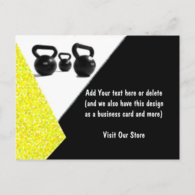 Personal Trainer Postkarte (Vorderseite)