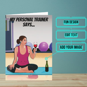 Personal Trainer sagt, dass er das Fitnessstudio z Karte