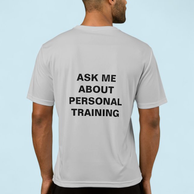 Personal Trainer T - Shirt - Kundenspezifische Dru (MISOOK Custom Personal Trainer T-Shirt with Logo)
