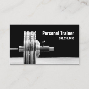 Personal Trainer, Trainer-Visitenkarte Visitenkarte