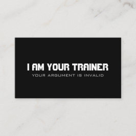 Personal Trainer Training Gym Fitness Business Visitenkarte