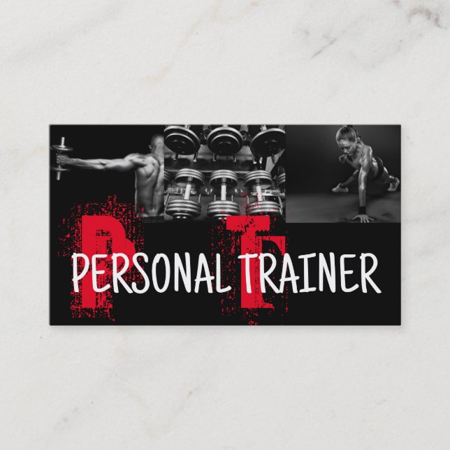  Personal Trainer  Visitenkarte (Vorderseite)