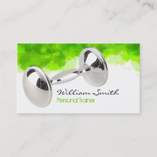 Personal Trainer Visitenkarte (Vorderseite)