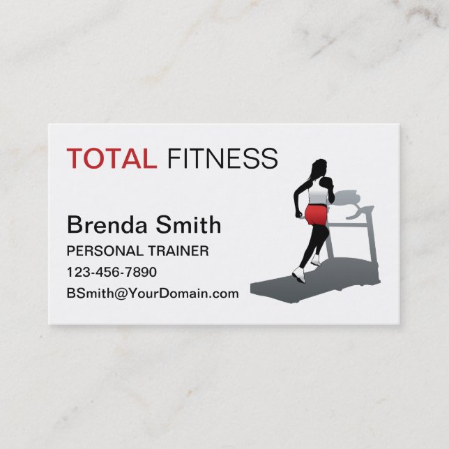 Personal Trainer Visitenkarte (Vorderseite)