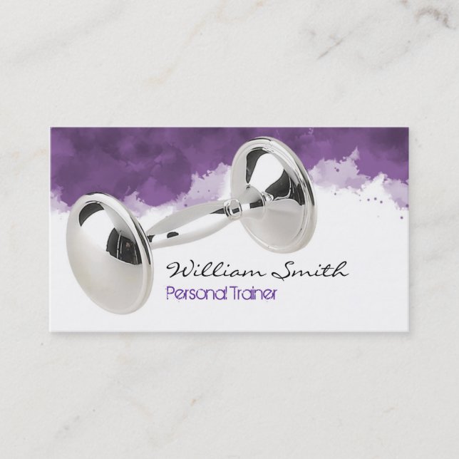 Personal Trainer Visitenkarte (Vorderseite)