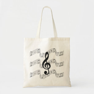 Personal und dreifacher Clef Tragetasche