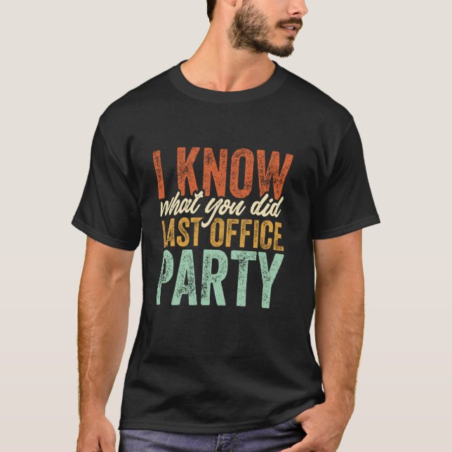 Personalabteilung-Mitarbeiter Ich weiß, was du let T-Shirt (Vorderseite)
