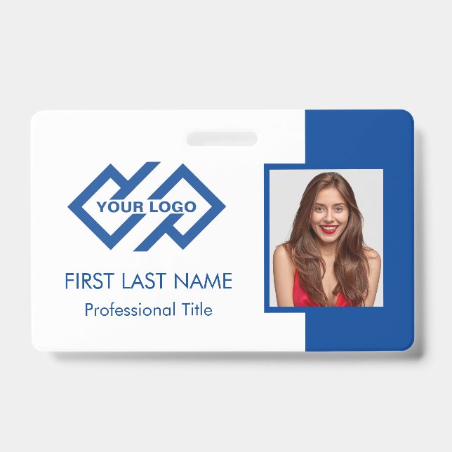 Personalausweis | Aquamarines Logo Foto ID Abzeich Ausweis (Vorderseite)