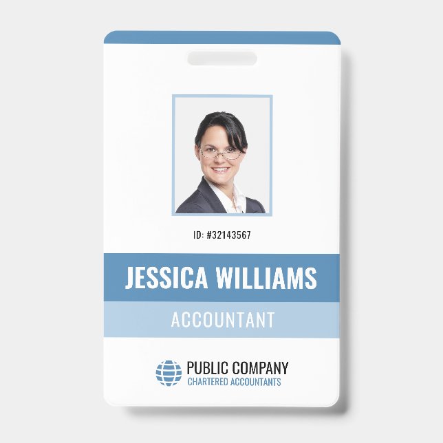 Personalausweis des modernen Personals Personalaus Ausweis (Vorderseite)