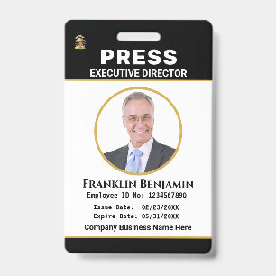Personalausweis für die Logokombination "Press Pas Ausweis