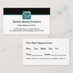 Personalausweis für Zahnärzte Visitenkarte