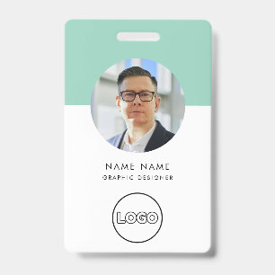 Personalausweis Modern Minimalistisch Foto Name Lo Ausweis