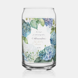 Personalise Bridal Shower Blue Hydrangeas Dosenglas