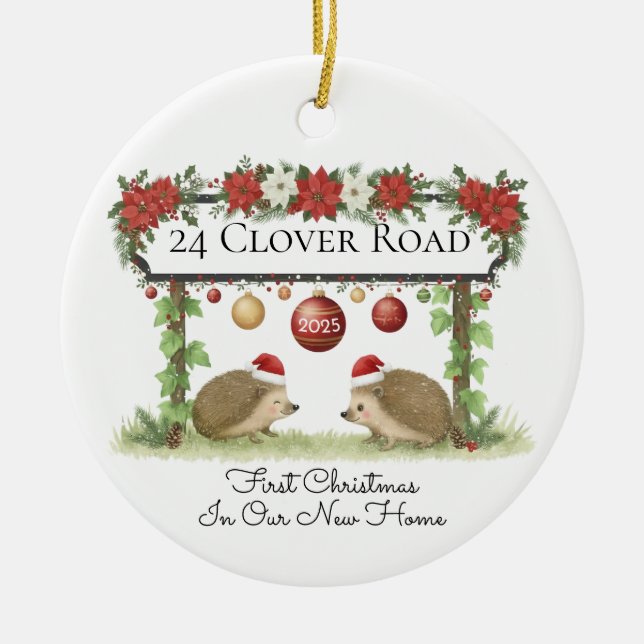 Personalised 2025 Christmas Ornament (Vorne)