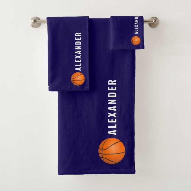 Personalised 3-Piece Sports Towel & Flannel Set |  (Insitu)