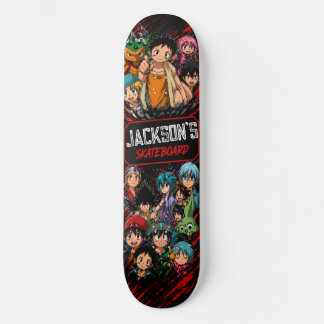Personalised Anime Gift Skateboard Deck