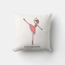 Personalised Ballerina Ballet Dancer Kissen