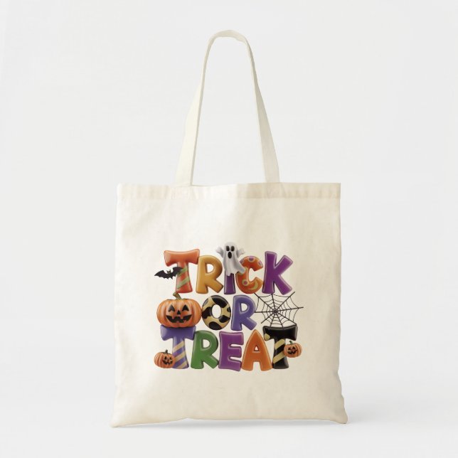 Personalised BOO Crew Halloween Tote Bag  Tragetasche (Vorne)