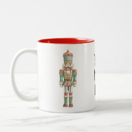 Personalised Christmas Nutcracker  Zweifarbige Tasse