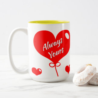 Personalised Coffee Mug For My Girlfriend Zweifarbige Tasse