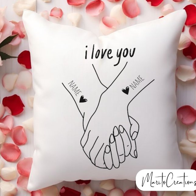 personalised cushion to give as a valentine's day  kissen (Von Creator hochgeladen)