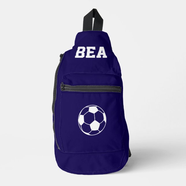 Personalised Football Boot Crossbody Bag (Vorderseite)