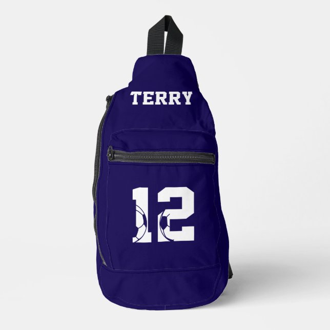 Personalised Football Boot Crossbody Bag (Vorderseite)