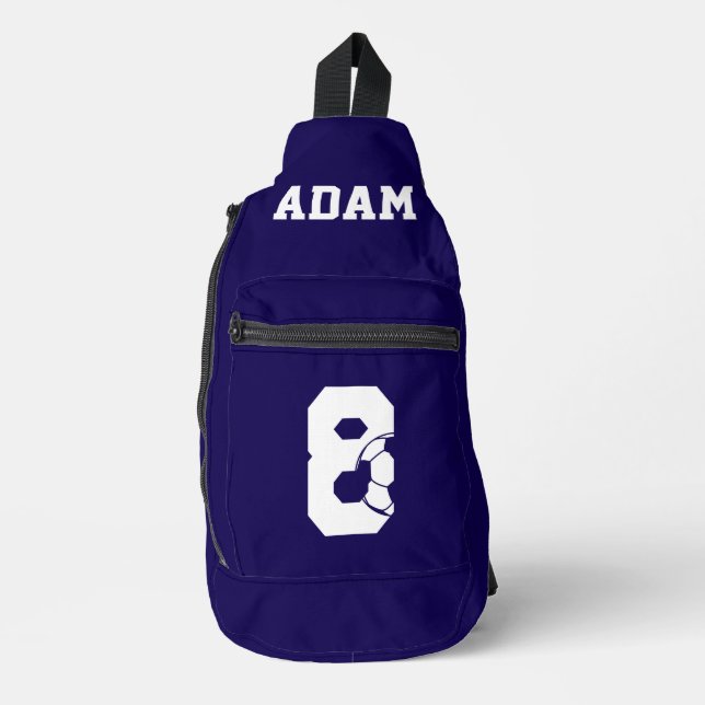Personalised Football Boot Crossbody Bag (Vorderseite)