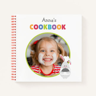Personalised Kids Cookbook (Your Photo) Notizbuch